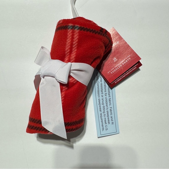 Toddler Wondershop Red Plaid Family Matching Pajama Pants - Picture 2 of 3